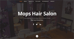 Desktop Screenshot of mopshairsalon.co.uk