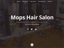 Tablet Screenshot of mopshairsalon.co.uk